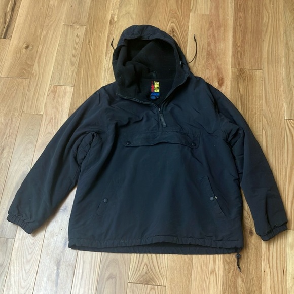 Vintage 90s J. Crew Sport Petite Large pullover jacket - Picture 1 of 6